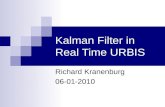 Kalman Filter in Real Time URBIS Richard Kranenburg 06-01-2010.