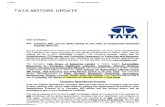 Tata Motors Letter