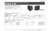 Fabricantes Omron PDF Sensores E3ZLS