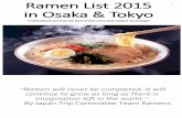 Ramen List 2015