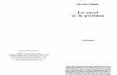 Le Sacré et Le Profane de Mircea Eliade