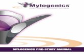 Mylogenics Pre-study Manual