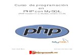 Curso de programacion con PHP y MySQL Español
