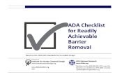 ADA - Checklist