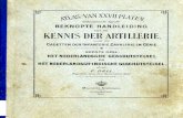 Atlas van XXVII Platten Behoorende bij de Beknopte Handleiding tot de Kennis Der Artillerie. 1906