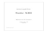 Silvius Leopold Weiss - Lute suite n.13 (WL33)