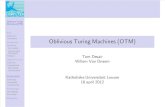 Presentatie Oblivious Turing Machines