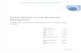 HRM Project Report