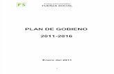José Manuel Rodriguez Cuadros: Plan de gobierno