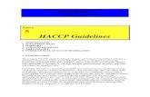 HACCP Guidelines FDA