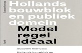 Hollands bouwblok en publiek domein. Model, regel, ideaal