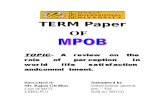 Term Paper Mpob Vishal