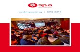 Werkingsverslag sp.a Oost-Vlaanderen 2012-2014