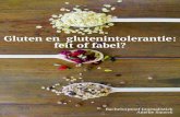 Gluten en glutenintolerantie: feit of fabel?