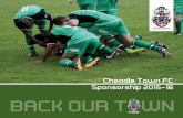 Cheadle Town FC Sponsorship 2015-16