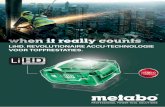 Metabo LiHD revolutionaire accu technologie | ERIKS