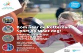 Programmafolder Rotterdam Sport op Maat dag
