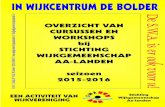 Boekje cursus workshops swa 2015-2016