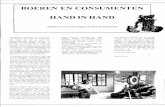 1997 Boeren en consumenten hand in hand. Pleidooi voor korte wegen en directe contacten
