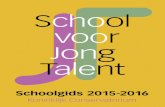 School voor Jong Talent schoolgids 2015-2016