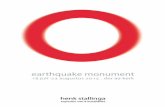 Earthquake Monument by Henk Stallinga - exhibition catalogue