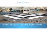 Brochure Oplossingen voor Bedrijfsruimte De Boer - Nederlands - 2015
