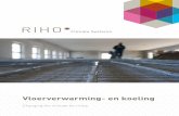 RIHO brochure Vloerverwarming en koeling