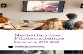 Nederlandse Filmacademie Beleidsplan 2016-2020