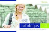 HBO-catalogus Verpleegkunde - Logopedie - Fysiotherapie
