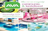 AVA Communie- en Lentefeest 2016 Folder