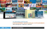 Catalogus Hogere Sociale Studies 2016-2017