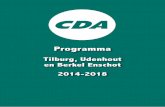 CDA Tilburg - Verkiezingsprogramma 2014 - 2018
