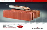 Binnenmuuroplossingen - Porotherm ( Wienerberger )
