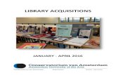 CvA bibliotheek Aanwinsten 2016-2