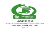 Joebox Maart/April/Mei 2016 v2