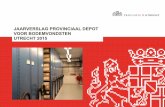 Jaarverslag provinciaal depot voor bodemvondsten utrecht 2015