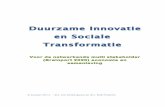 Duurzame innovatie en Sociale Transformatie