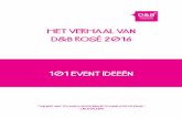 Het verhaal van D&B Rosé 2016 - 101 event ideeën