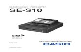 Casio SE-S10 handleiding