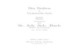 Six Suites Sr. Joh. Seb. Bach