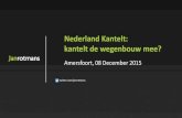Nederland kantelt, kantelt de wegenbouw mee?: Jan Rotmans