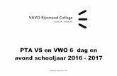 PTA VWO Snel dag en VWO 6 avond 2016-2017