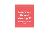 Lezers van Stavast, Meet Up 07 3 maart 2016