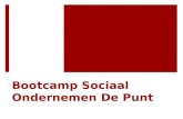 Bootcamp sociaal ondernemen de punt