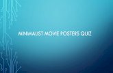 Minimalist Poster Quiz