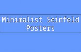 Minimalist Seinfeld Posters
