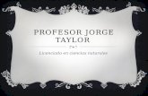 Profesor jorge taylor