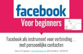 2016 06 30 facebook… voor beginners