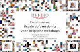 e-commerce: fiscale do's en don'ts voor Belgische webshops