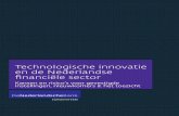 DNB - Onderzoeksrapport technologische innovatie en de nederlandse financiele sector